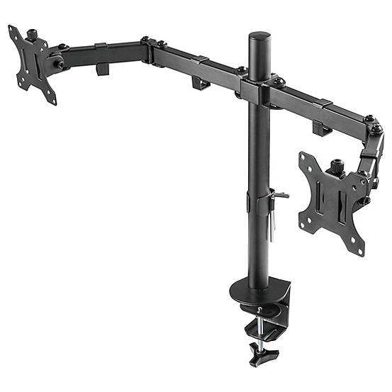 Proper Av Dual Swing Arm Monitor Desk, Swing Arm Mount