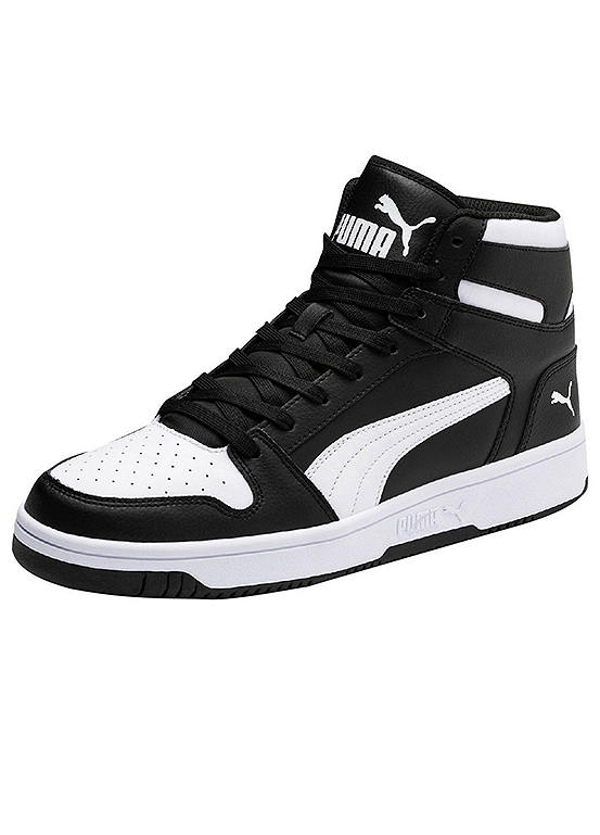 puma mid top trainers
