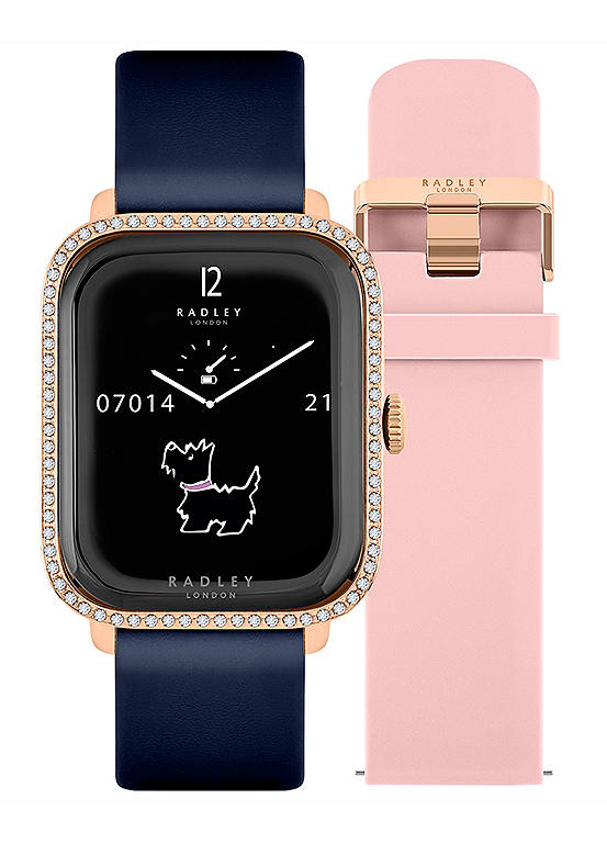 Radley London Series 20 Smart Calling Watch With Interchangeable Cobweb ...