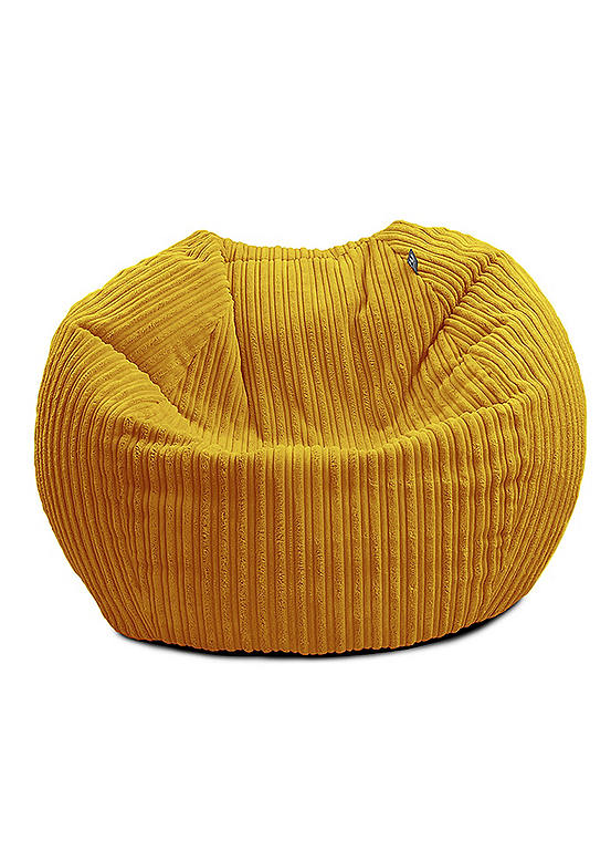 rucomfy slouchbag jumbo cord bean bag