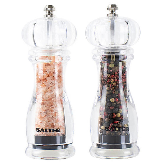 Salter Contemporary Salt and Pepper Mill Set Grattan