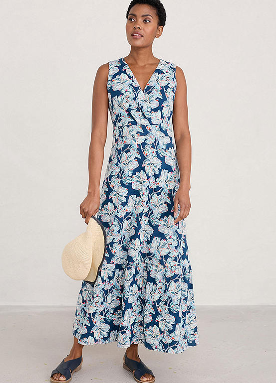 Seasalt Cornwall Beach Glass Sleeveless Maxi Dress | Grattan