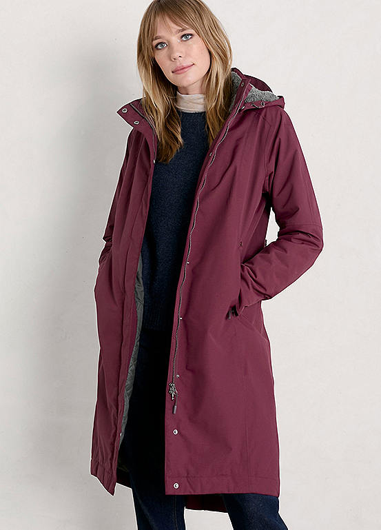 Seasalt Cornwall Janelle Waterproof Coat Pink Grattan