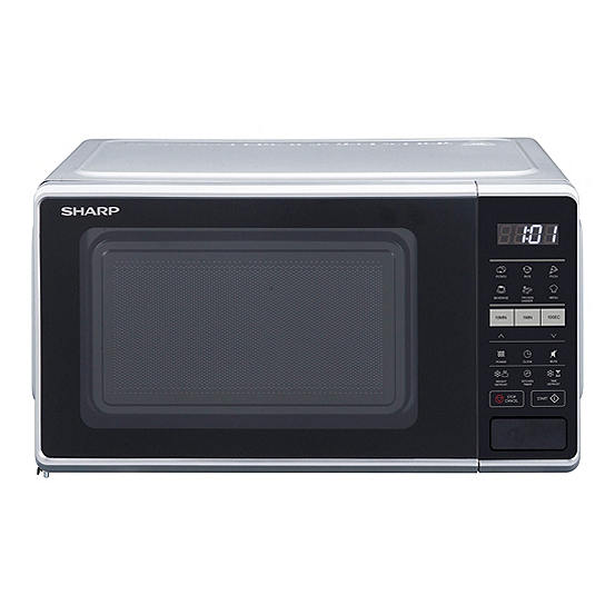 Sharp RS172TSUK Digital Microwave 17L - Silver | Grattan