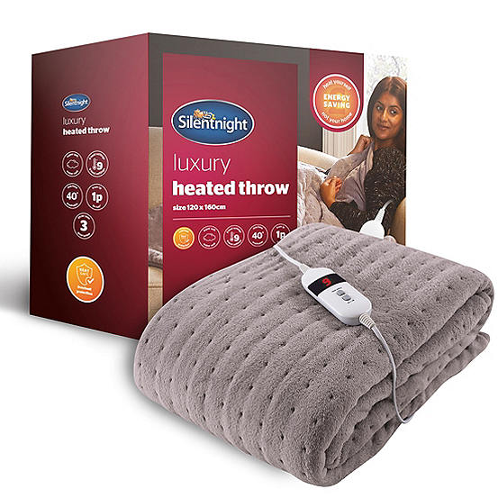 Silentnight Luxury Heated Throw Grattan