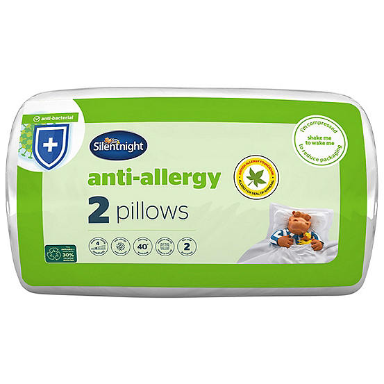 Silentnight Pack of 2 Anti Allergy Pillows