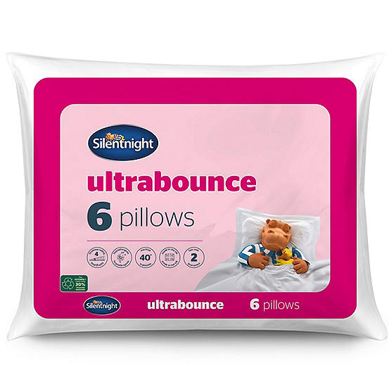 Silentnight Pack of 6 Ultrabounce Pillows