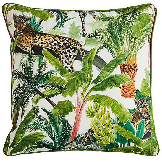 Streetwize Pair of Leopard Jungle Scatter Cushions