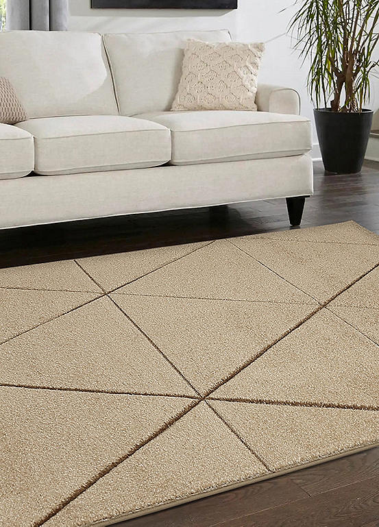 Diamond Pattern Rattan Rug The Homemaker Rugs Collection Sara Capleton Diamond Rug | Grattan