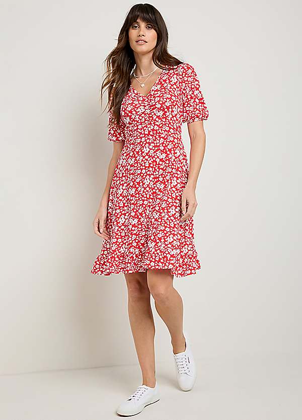 365 by Freemans Floral Jersey Tea Dress | Grattan
