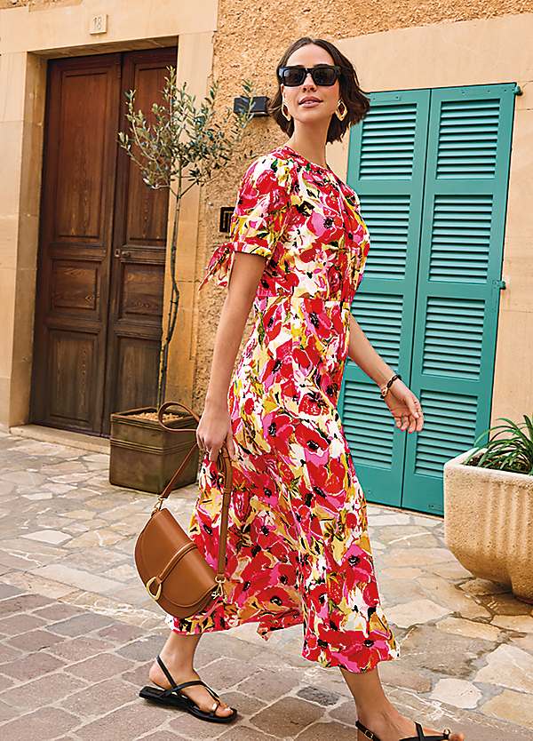 freemans ladies dresses 365 by Floral Pixi Midi Dress Casual Maxi Dresses