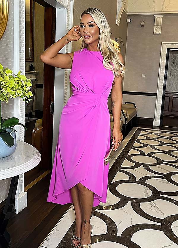 strapless open back dress Iris