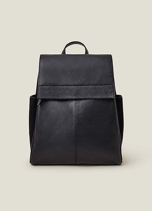 Accessorize Pebble Leather Backpack Grattan