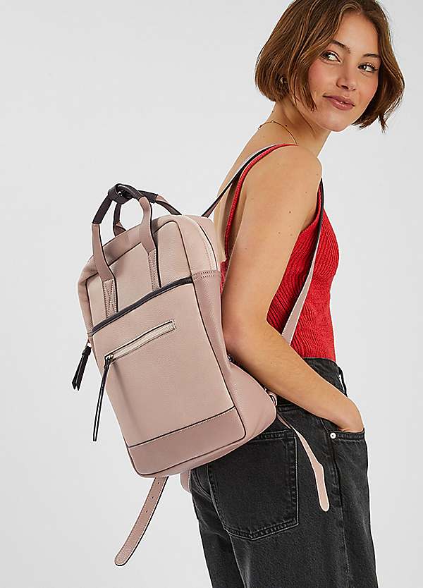 Accessorize Pocket Top Handle Backpack | Grattan