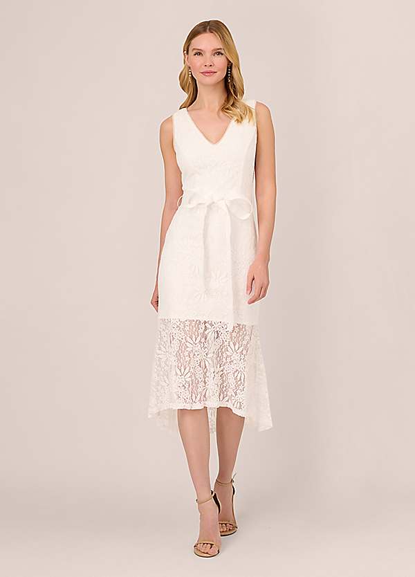 Adrianna papell sales lace cocktail dress