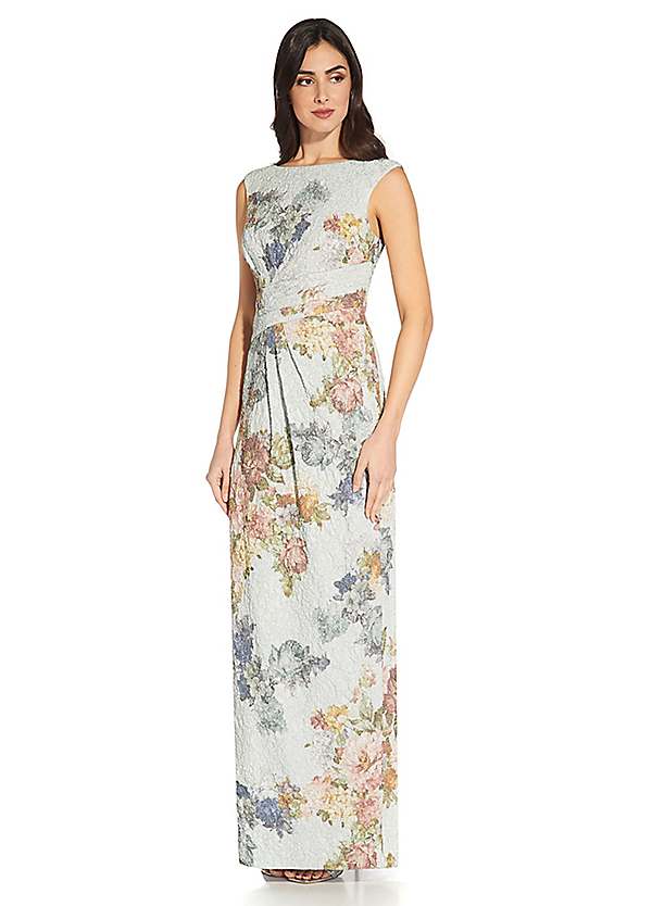 Adrianna Papell Matelasse Cocktail Dress