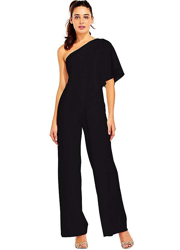 Adrianna Papell One Shoulder Jumpsuit