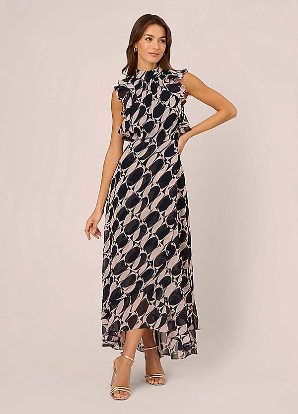 Adrianna Papell Printed Maxi Dress