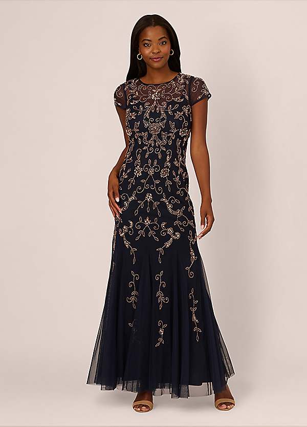 adrianna papell evening dresses uk Adrianna Papell AP1E201359 Long Formal Evening Dress