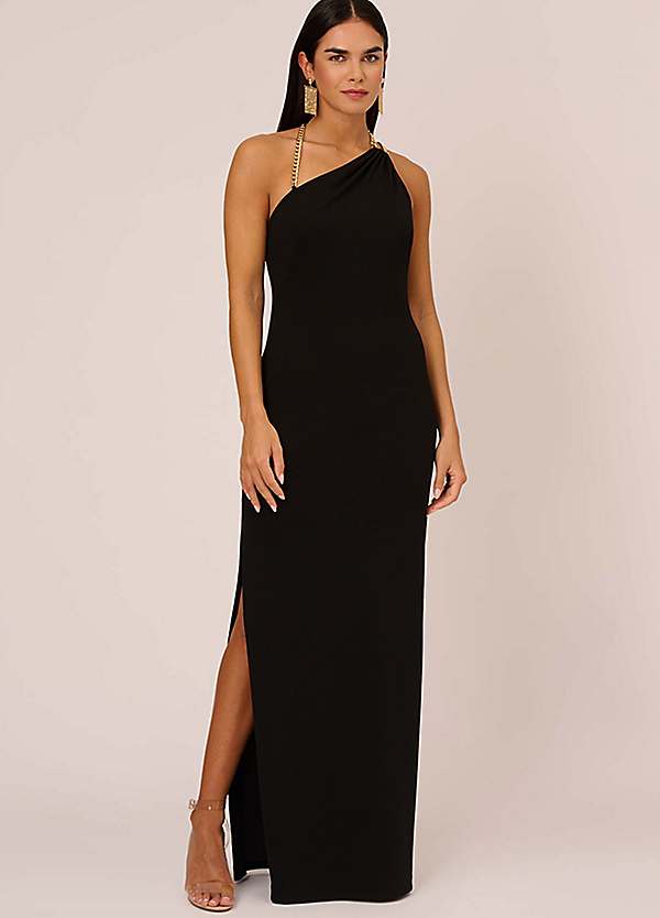 Aidan by Adrianna Papell Chain Strap Column Dress Grattan