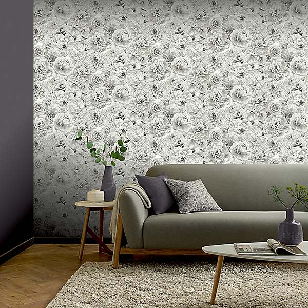 Large Sequins - Silver Wallcovering