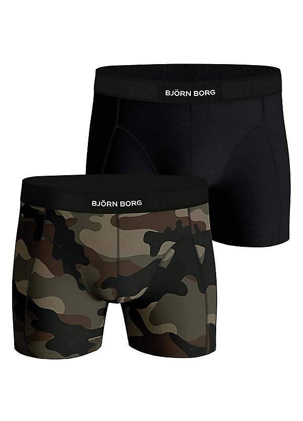 Bjorn Borg Premium Cotton Stretch Boxer - 2 Pack