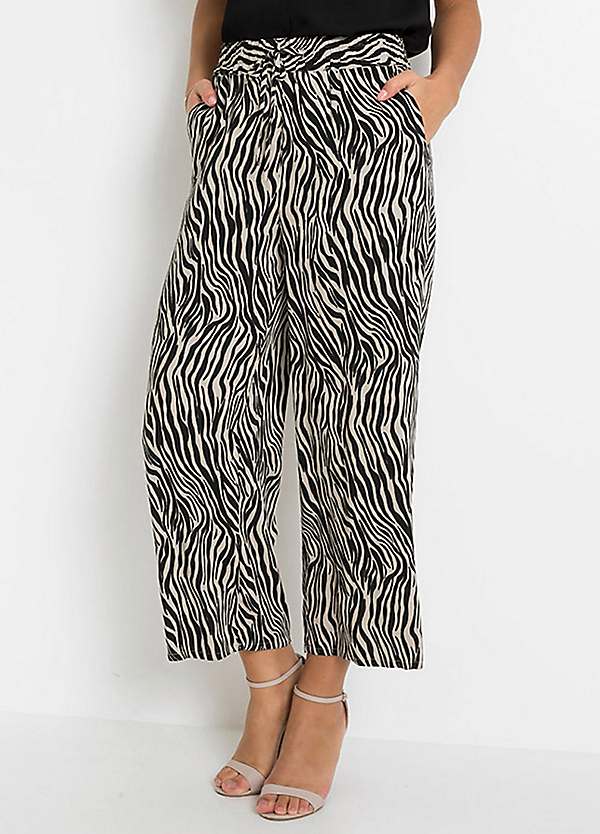 Bonprix Printed Bootcut Culottes