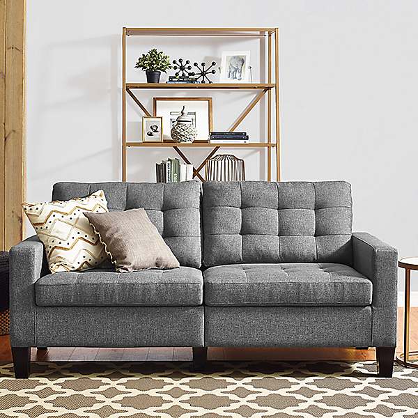 Small linen deals sofa