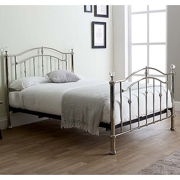 Callie all in one store queen metal bed