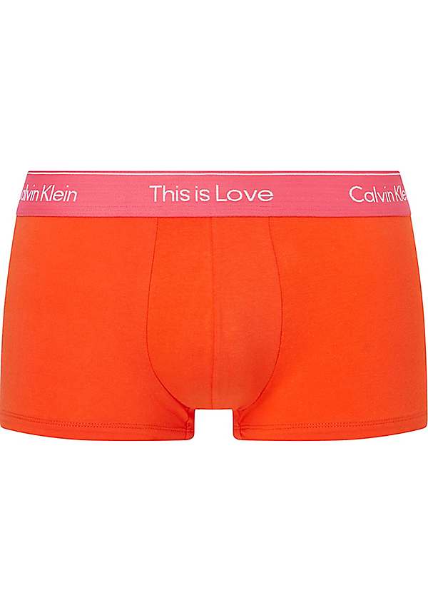 Calvin Klein Logo Print Trunks Grattan