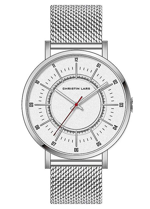 Christin Lars Mens Stainless Steel Watch