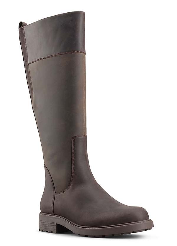Clarks long boots sale clearance