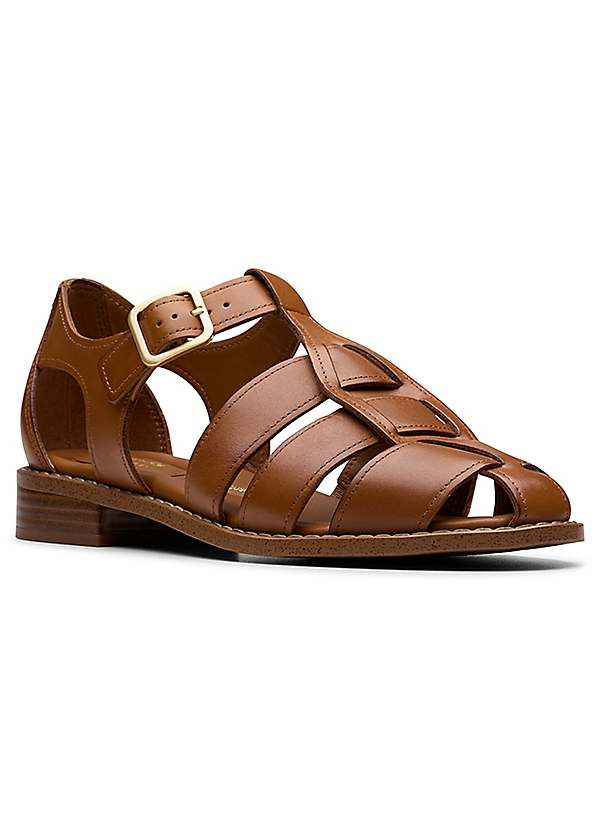 Clarks Tan Hana Sun Sandals | Grattan