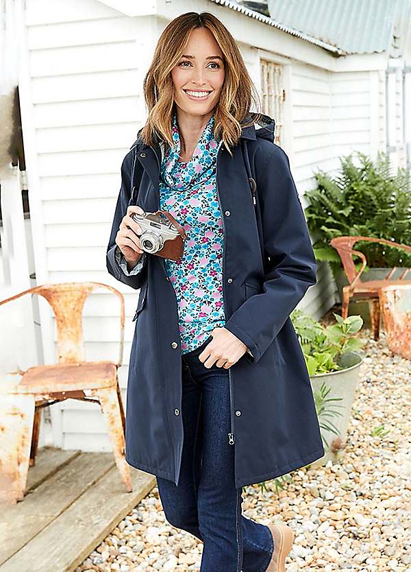 Cotton Traders All-Weather Fleece-Lined Waterproof Coat Grattan