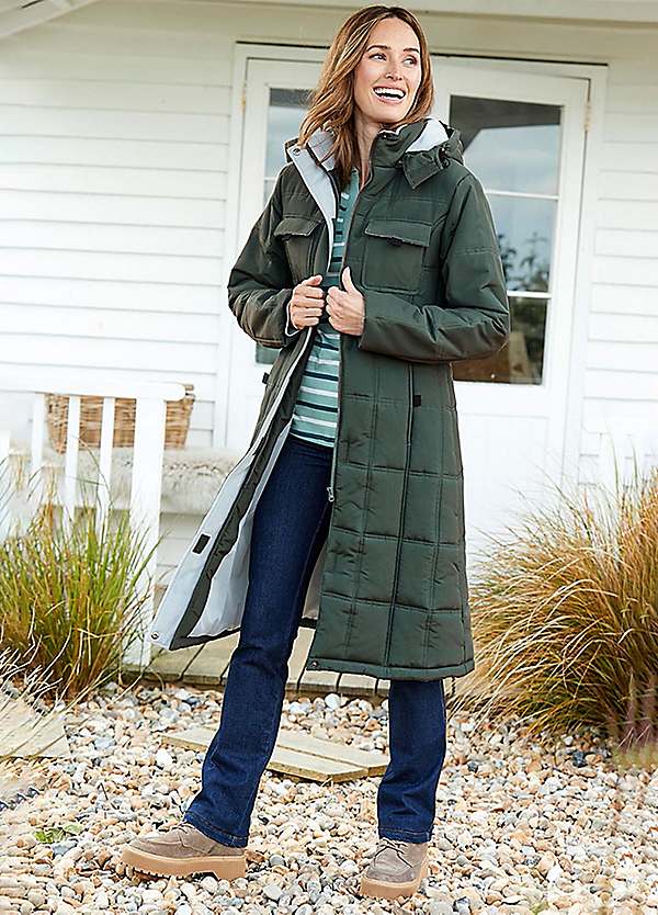 Sanne Alexandra Wool Coat Cotton Traders Raincoat Waterproof