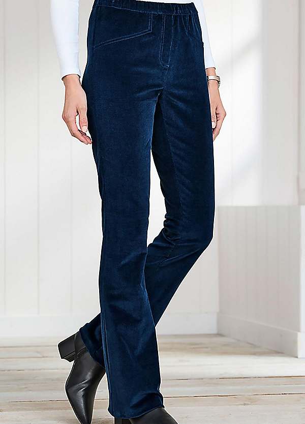 Bootcut cotton fashion pants