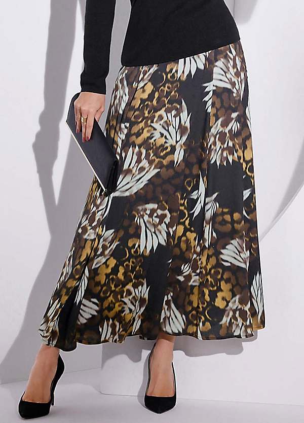 Long floral hotsell skirt designer