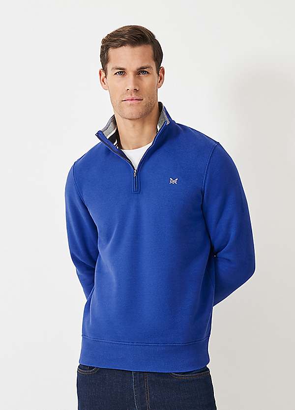 Crew Clothing Company Classic 1/2 Zip Sweat | Grattan