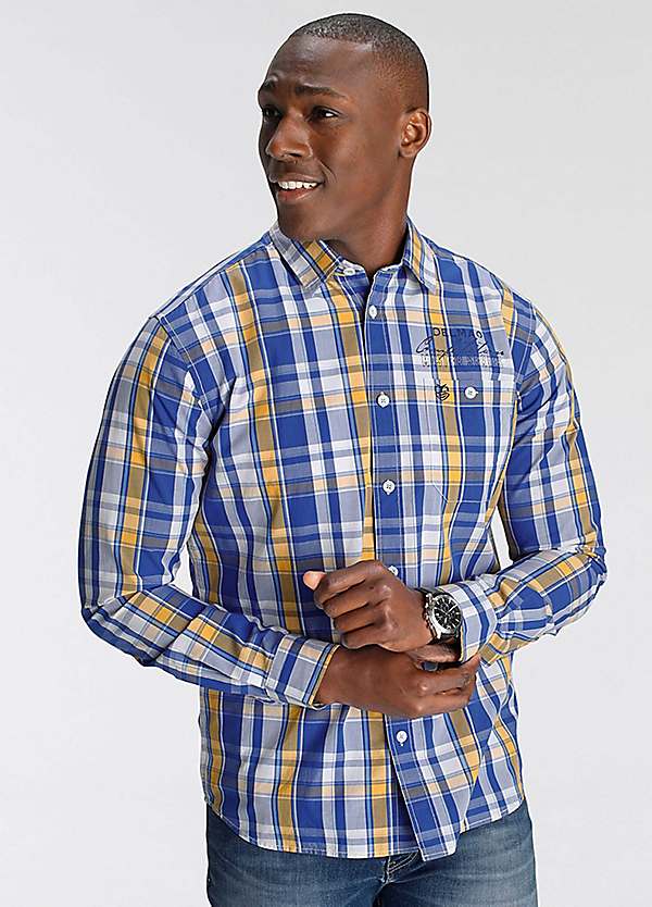 DELMAO Long Sleeve Check Shirt | Grattan DELMAO Long Sleeve Check Shirt | Grattan