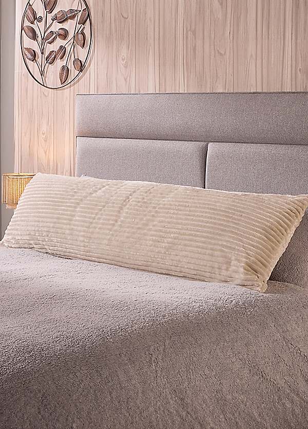 Downland Velvet Cord Bolster Pillow Grattan