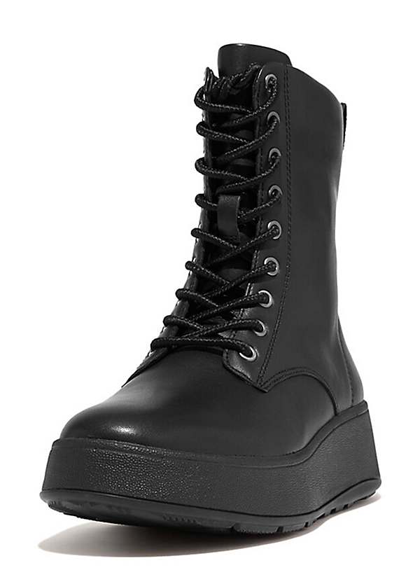 Tie up hot sale combat boots