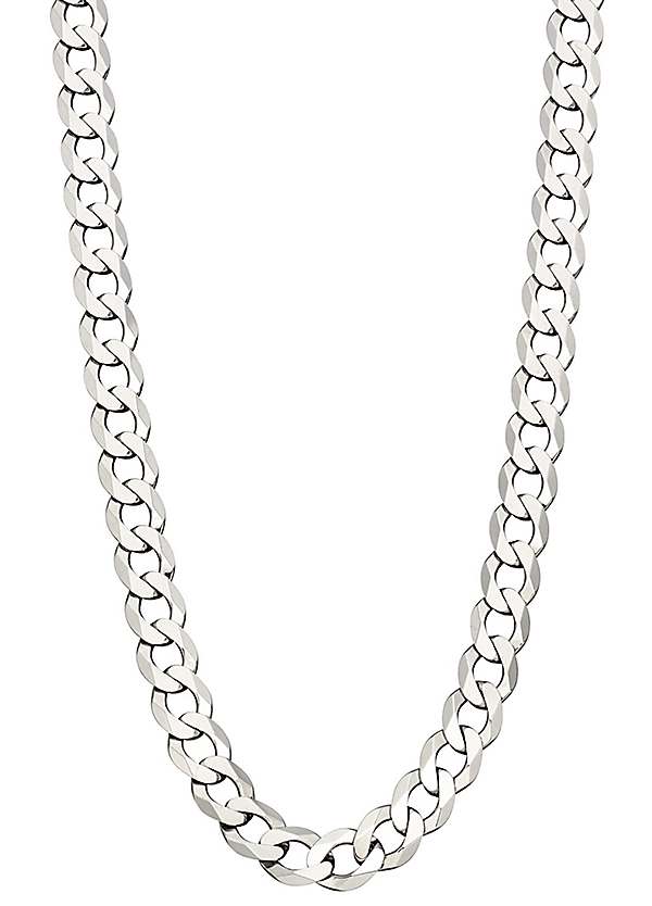 Silver on sale diamond chain