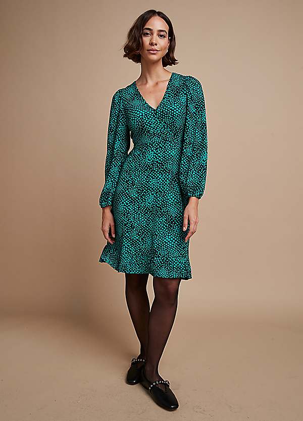 Freemans Green Spot Jersey Tea Dress Grattan