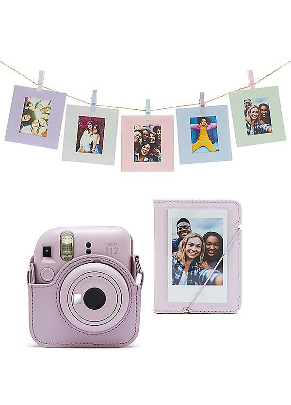 Fujifilm Instax Mini 12 Instant Camera with Case, Photo Album - Main Image