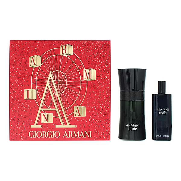 Armani code 50ml store gift set