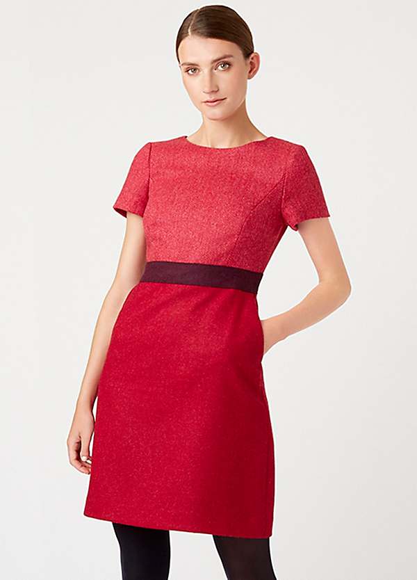 Hobbs colour block outlet dress