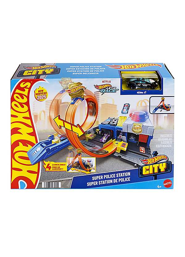Hot Wheels City Super Police Station Playset | Grattan