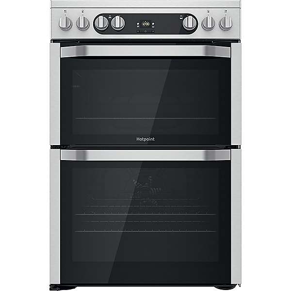 hotpoint double oven black