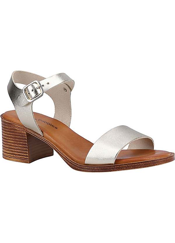 Hush puppies gold outlet sandals