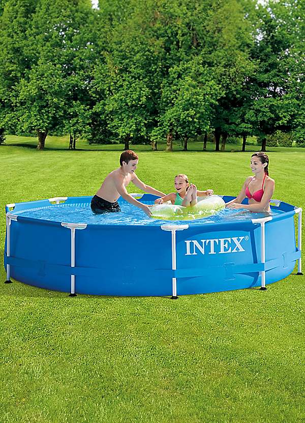 Intex 10ft x 30 Inch Metal Frame Pool Set Grattan